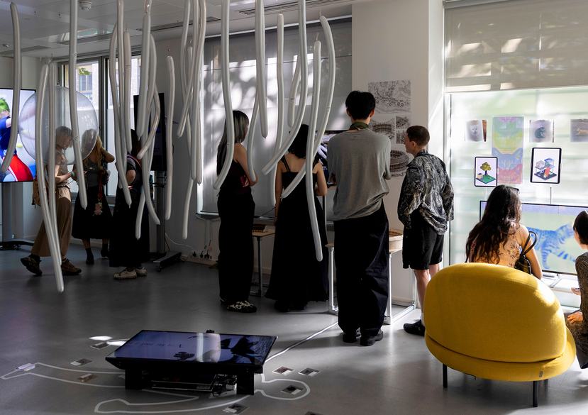 Visitors at the RCA2026 Festival of Communication. Photo by Sara Sahores