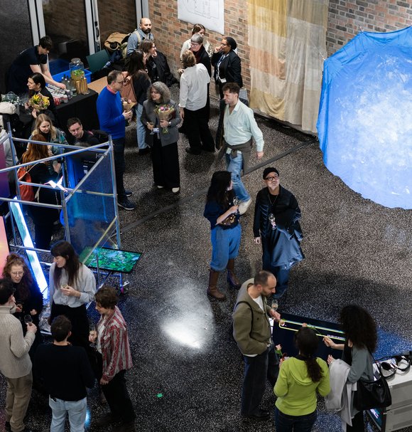 Left: Vista, by Damien Roach - Right: Score, by Roshana Rubin Mayhew