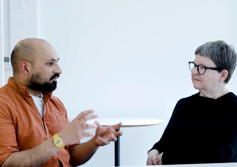 Research Supervisor in conversation