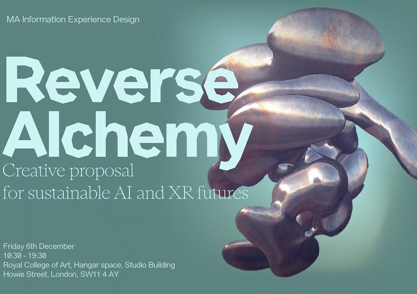 REVERSE ALCHEMY: Proposals for Sustainable AI and XR Futures