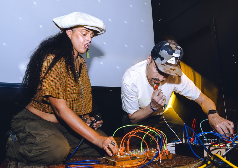 ronnie-deelen-julita-mahrer-perfroming-corsica-studios-london