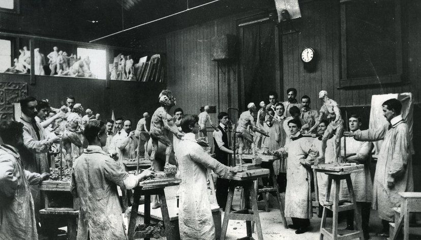 Sculpture department, 1905