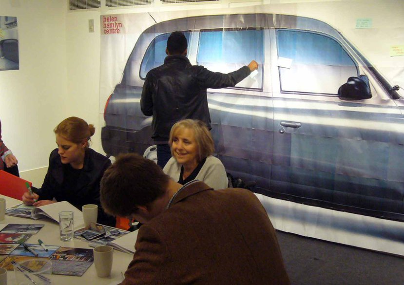 User workshop at RCA with passengers of different ages and abilities