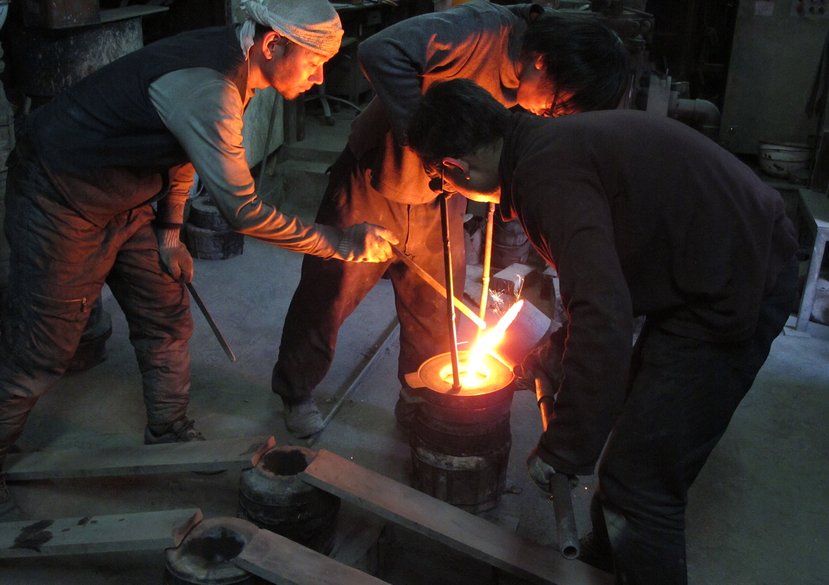 Tetsubin casting, Japan
