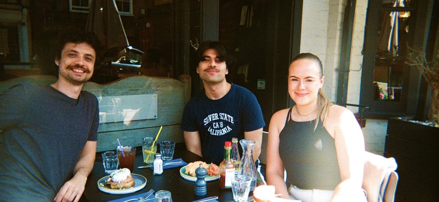 Three students - London Life