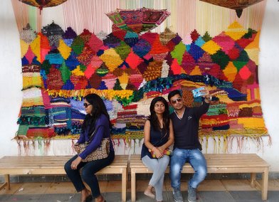 Weave Installation, Sadhvi Jawa, Textiles